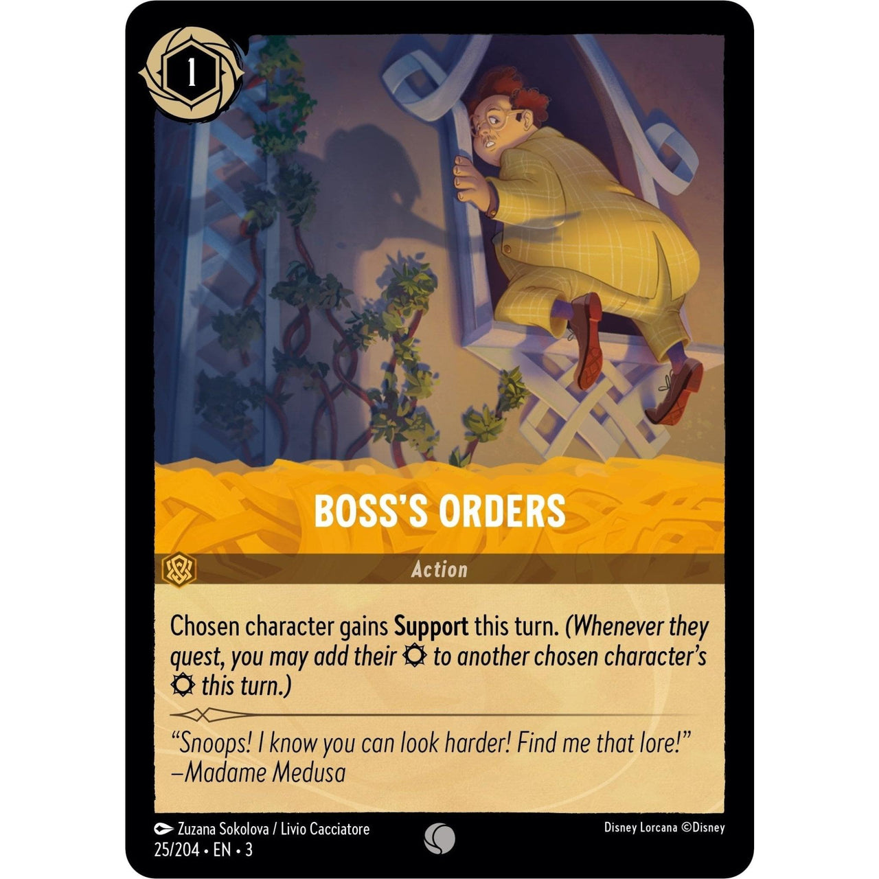 Ravensburger Boss's Orders (25/204) (Into the Inklands) by LAB7 Malta, Europe