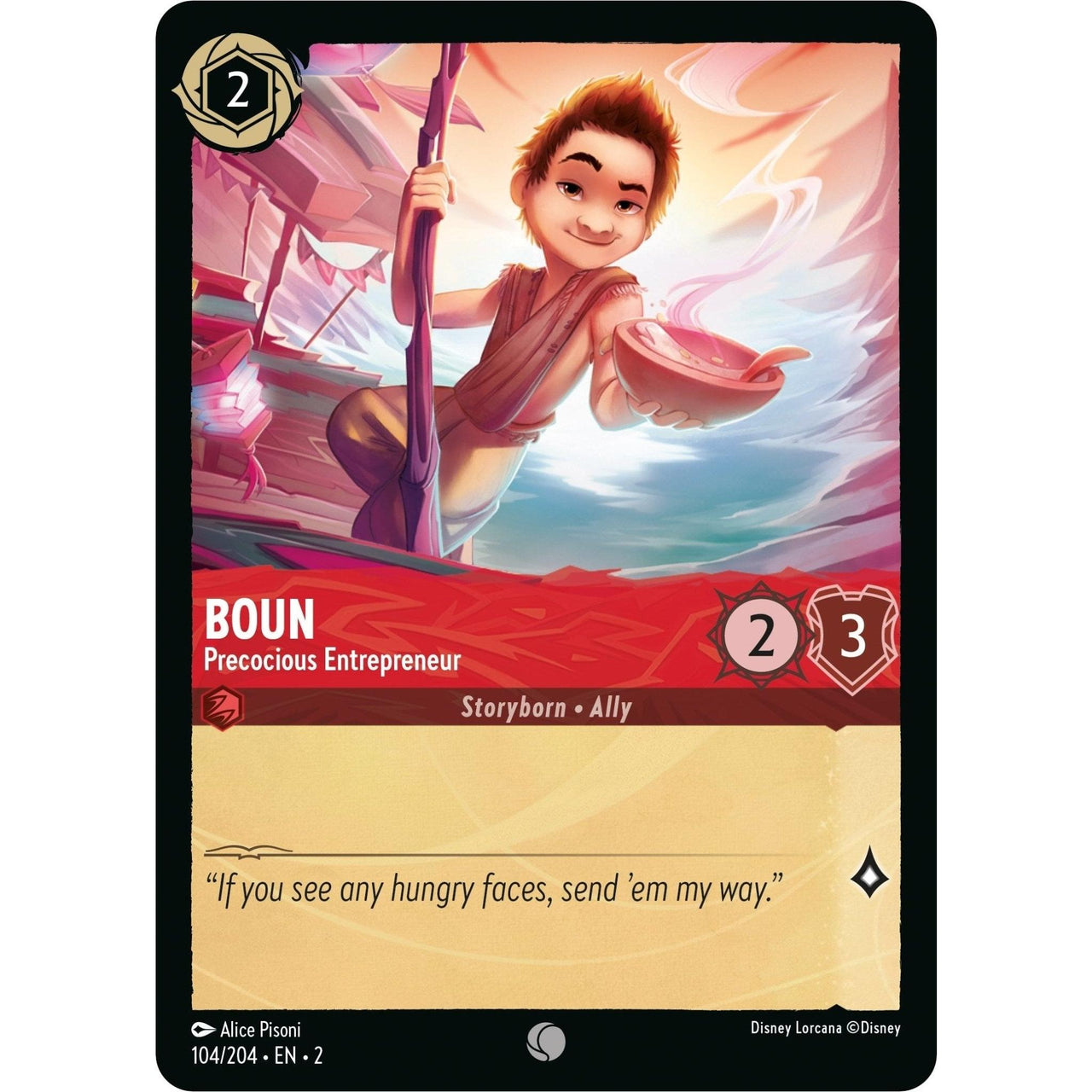 Ravensburger Boun - Precocious Entrepreneur (104/204) (Rise of the Floodborn) by LAB7 Malta, Europe