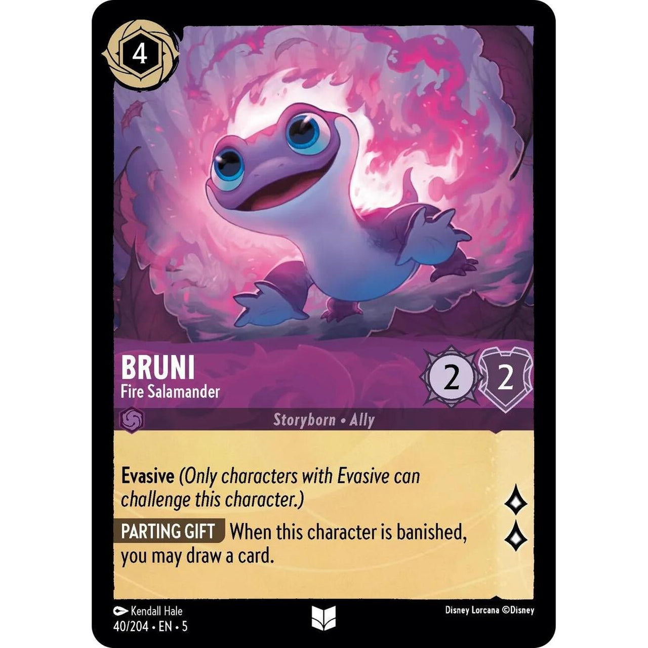 Ravensburger Bruni - Fire Salamander (40/204) (Shimmering Skies) by LAB7 Malta, Europe