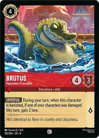 Ravensburger Brutus - Fearsome Crocodile (125/204) (Reign of Jafar) by LAB7 Malta, Europe