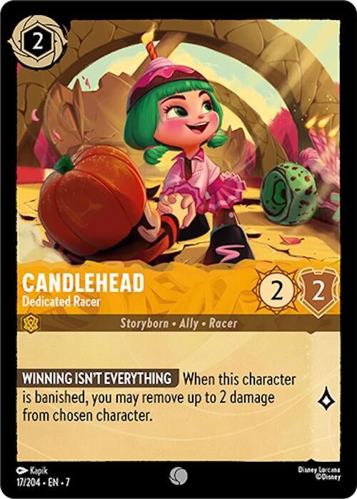Ravensburger Candlehead - Dedicated Racer (17/204) (Archazia's Island) by LAB7 Malta, Europe