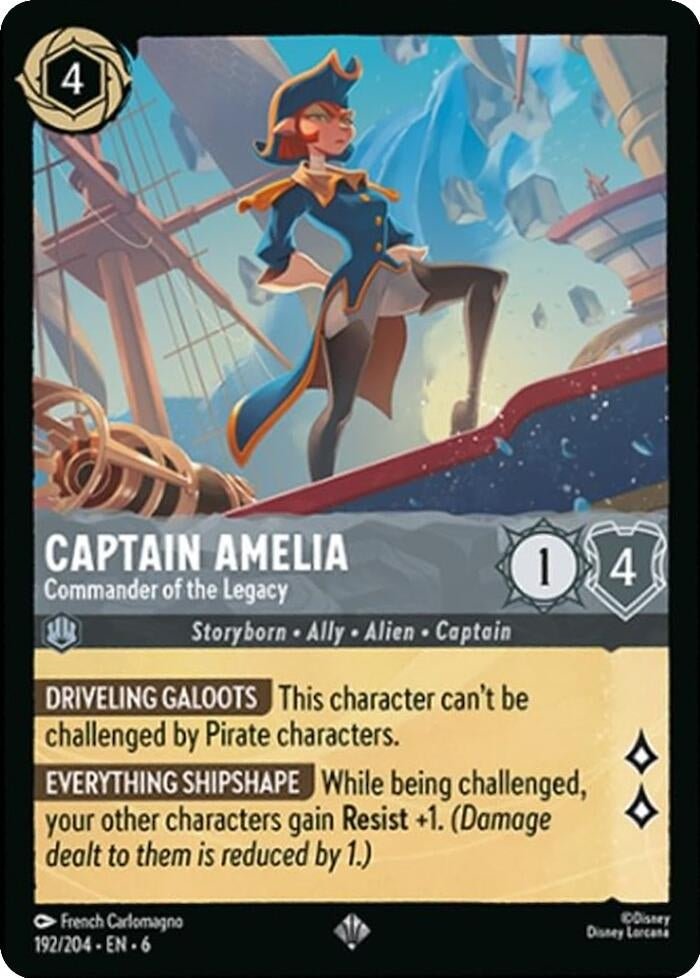 Ravensburger Captain Amelia - Commander of the Legacy (192/204) (Azurite Sea) by LAB7 Malta, Europe