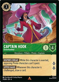 Ravensburger Captain Hook - Underhanded (71/204) (Azurite Sea) by LAB7 Malta, Europe