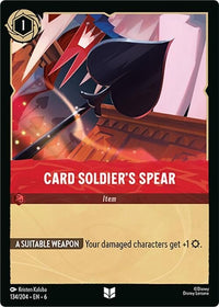 Ravensburger Card Soldier's Spear (134/204) (Azurite Sea) by LAB7 Malta, Europe