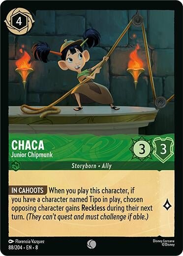 Ravensburger Chaca - Junior Chipmunk (88/204) (Reign of Jafar) by LAB7 Malta, Europe