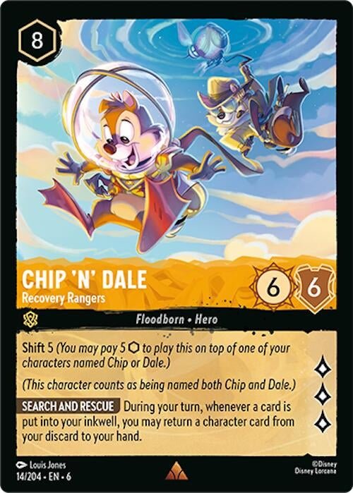 Ravensburger Chip 'n' Dale - Recovery Rangers (14/204) (Azurite Sea) by LAB7 Malta, Europe