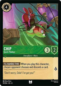 Ravensburger Chip - Quick Thinker (97/204) (Reign of Jafar) by LAB7 Malta, Europe