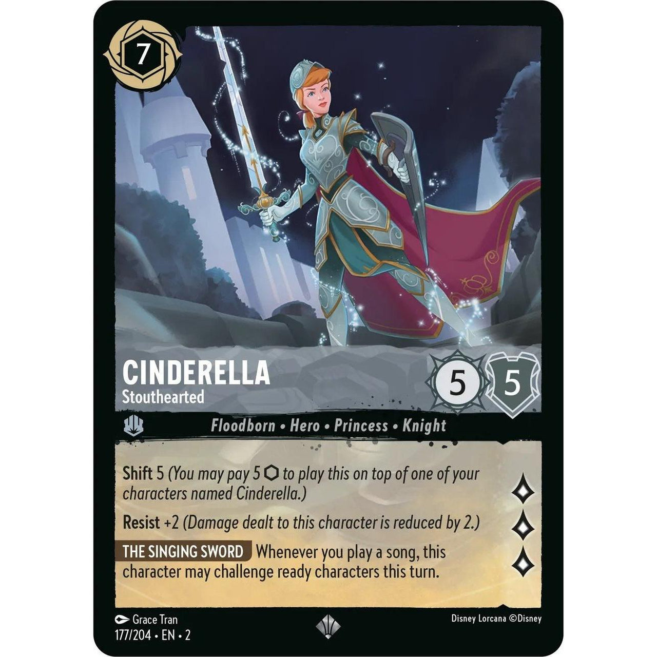 Ravensburger Cinderella - Stouthearted (177/204) (Rise of the Floodborn) by LAB7 Malta, Europe