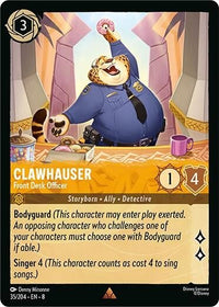 Ravensburger Clawhauser - Front Desk Officer (35/204) (Reign of Jafar) by LAB7 Malta, Europe
