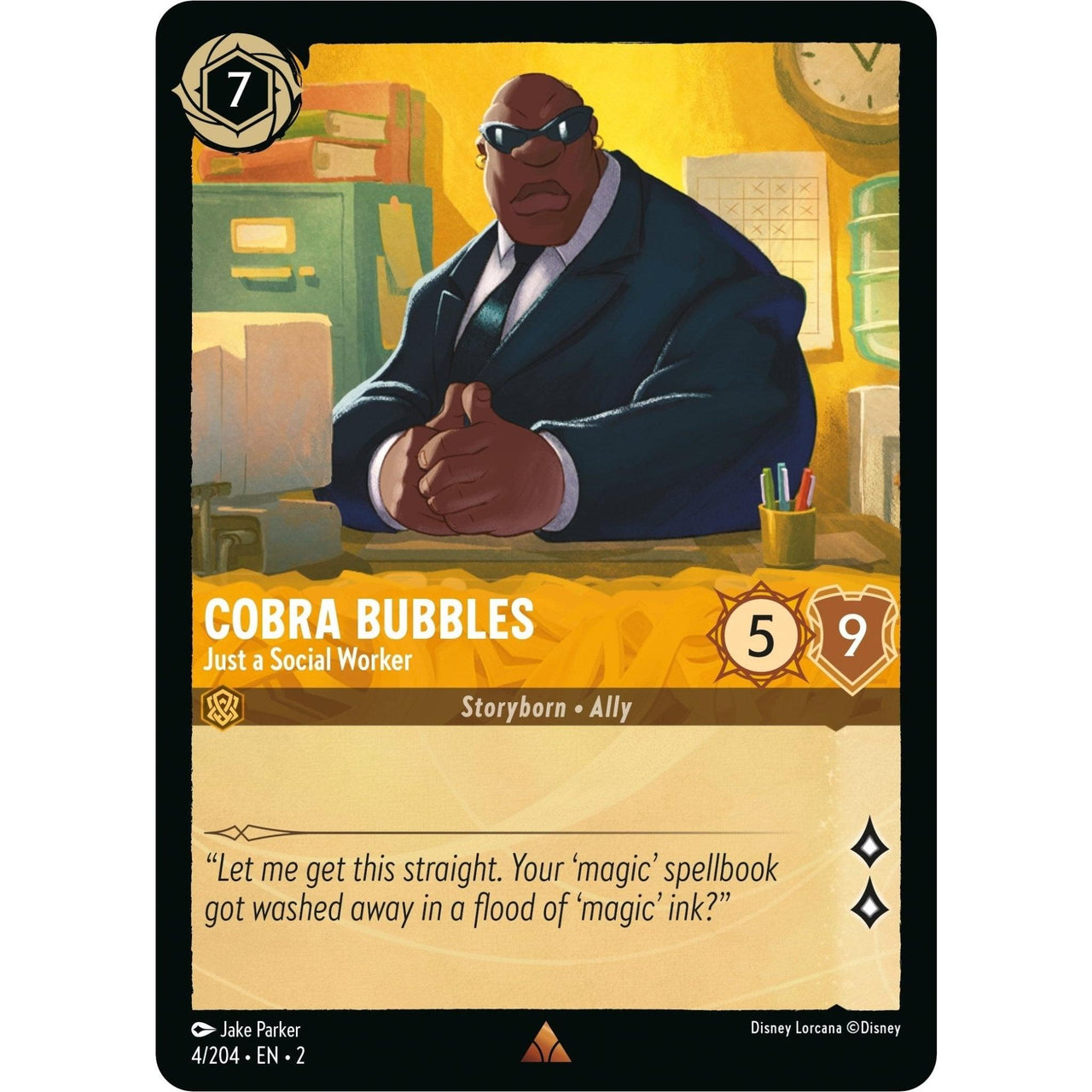 Ravensburger Cobra Bubbles - Just a Social Worker (4/204) (Rise of the Floodborn) by LAB7 Malta, Europe