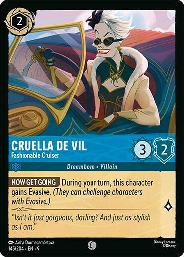 Ravensburger Cruella De Vil - Fashionable Cruiser (145/204) (Fabled) by LAB7 Malta, Europe
