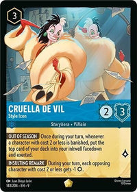 Ravensburger Cruella De Vil - Style Icon (143/204) (Fabled) by LAB7 Malta, Europe