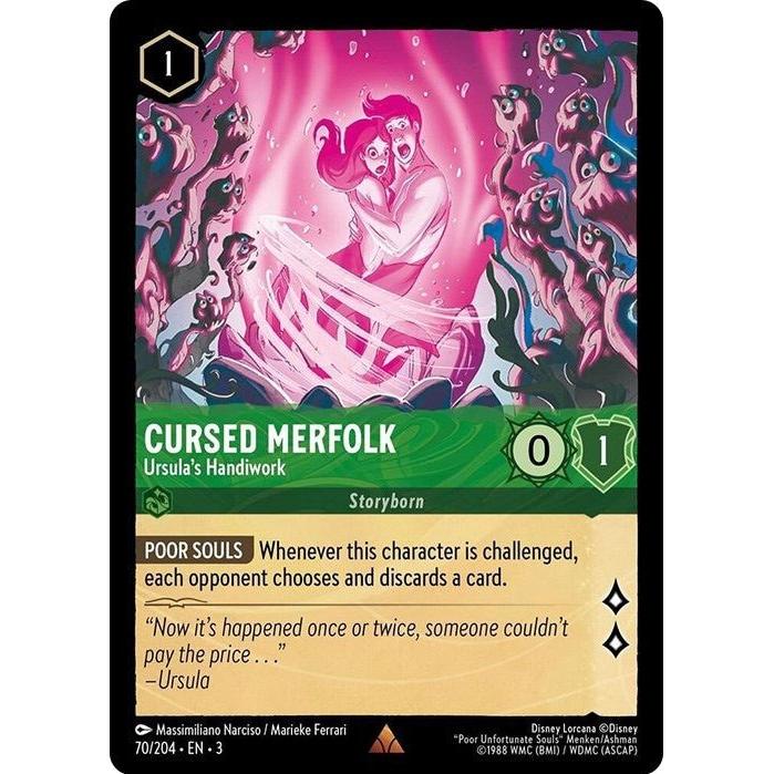 Ravensburger Cursed Merfolk - Ursula's Handiwork (70/204) (Into the Inklands) by LAB7 Malta, Europe