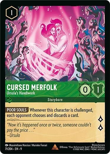 Ravensburger Cursed Merfolk - Ursula's Handiwork (71/204) (Fabled) by LAB7 Malta, Europe