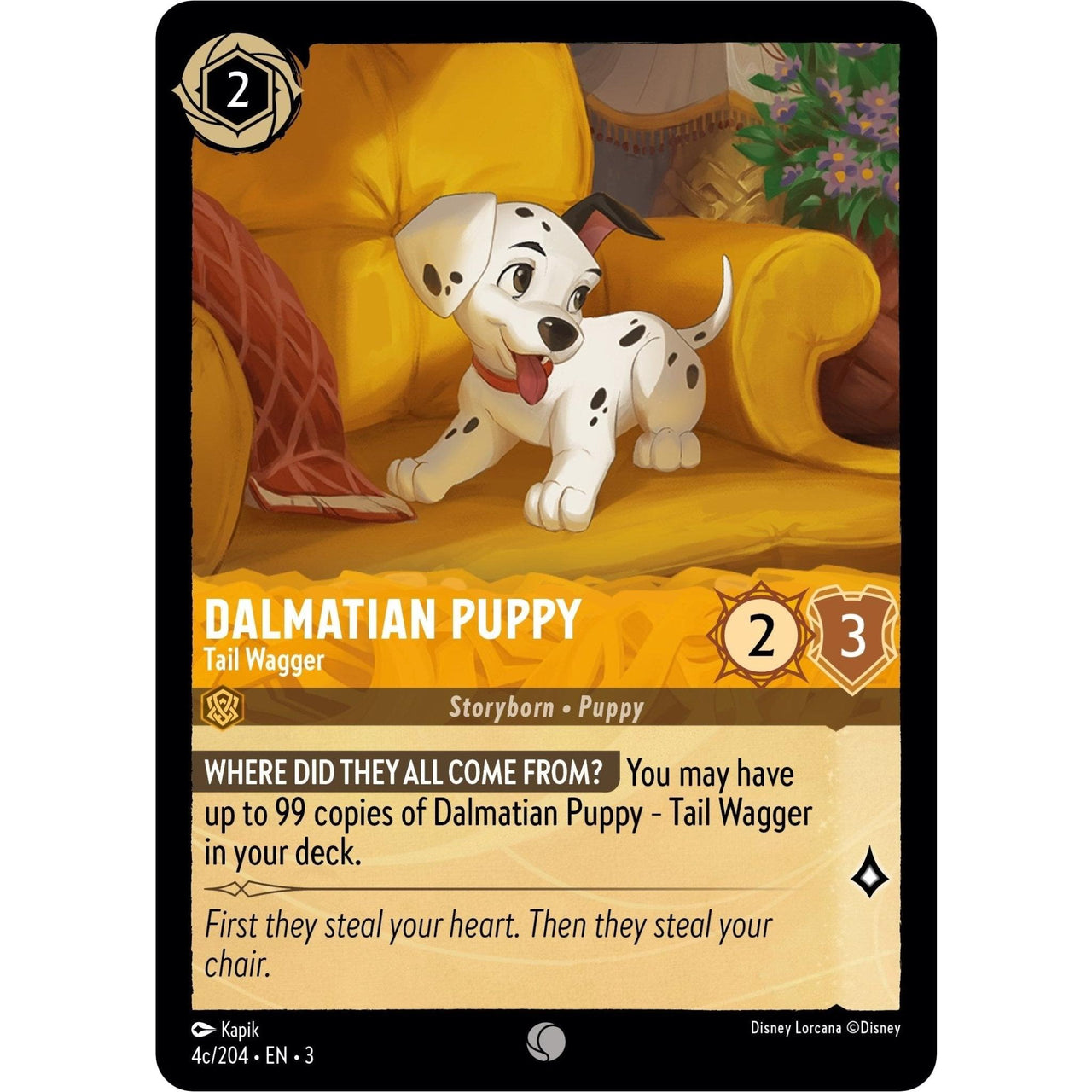 Ravensburger Dalmatian Puppy - Tail Wagger (4c/204) (4c/204) (Into the Inklands) by LAB7 Malta, Europe