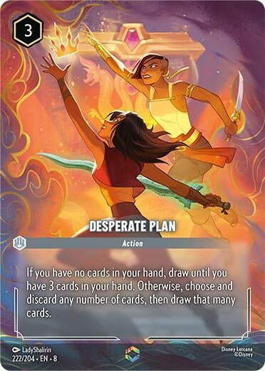 Ravensburger Desperate Plan (Enchanted) (222/204) (Reign of Jafar) by LAB7 Malta, Europe