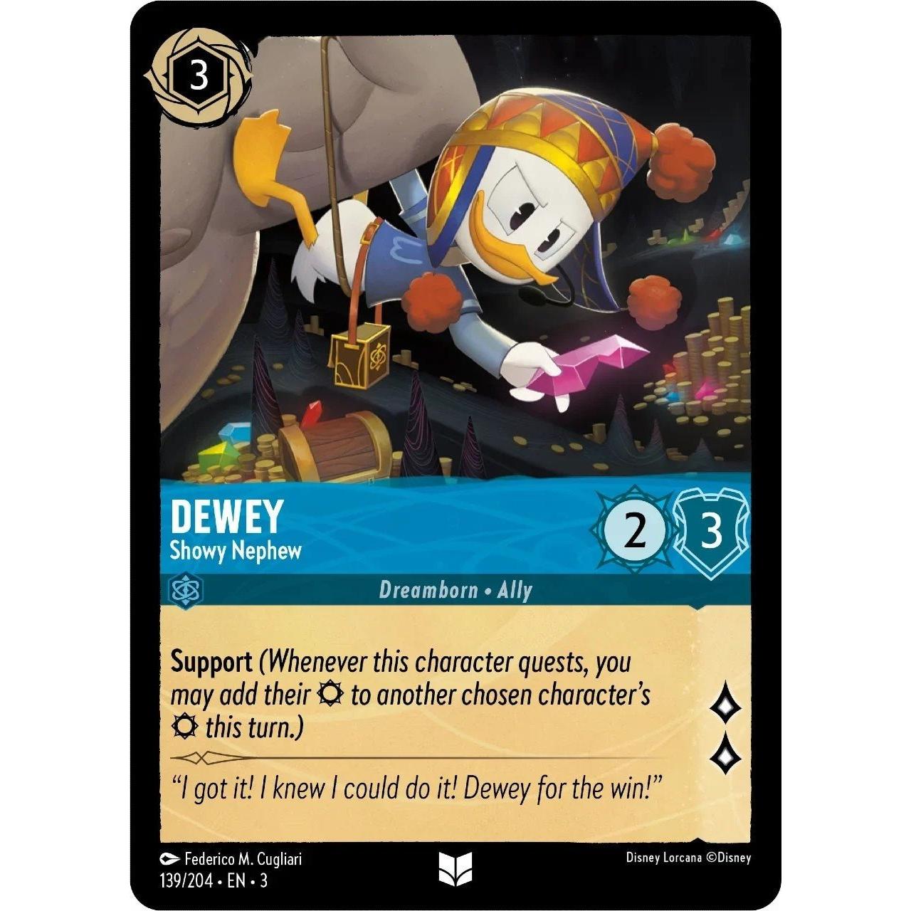 Ravensburger Dewey - Showy Nephew (139/204) (Into the Inklands) by LAB7 Malta, Europe