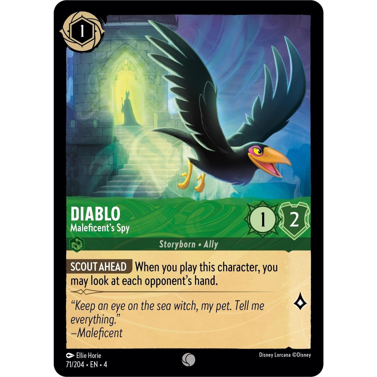 Ravensburger Diablo - Maleficent's Spy (71/204) (Ursula's Return) by LAB7 Malta, Europe