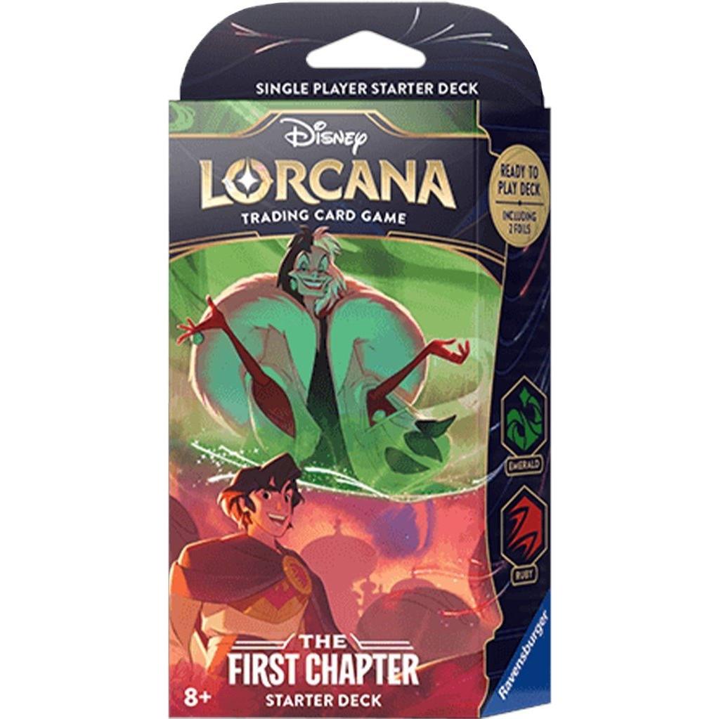 Disney Lorcana Disney Lorcana: The First Chapter Starter Deck (Emerald & Ruby) by LAB7 Malta, Europe
