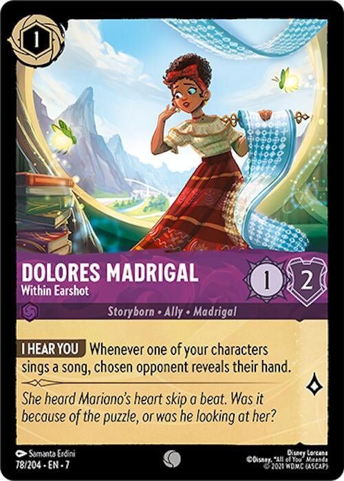 Ravensburger Dolores Madrigal - Within Earshot (78/204) (Archazia's Island) by LAB7 Malta, Europe