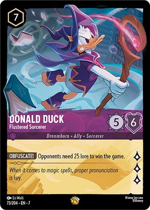 Ravensburger Donald Duck - Flustered Sorcerer (73/204) (Archazia's Island) by LAB7 Malta, Europe
