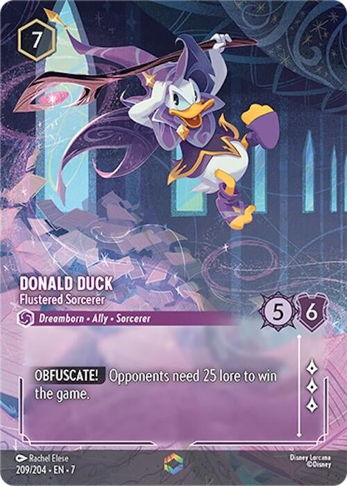 Ravensburger Donald Duck - Flustered Sorcerer (Enchanted) (209/204) (Archazia's Island) by LAB7 Malta, Europe