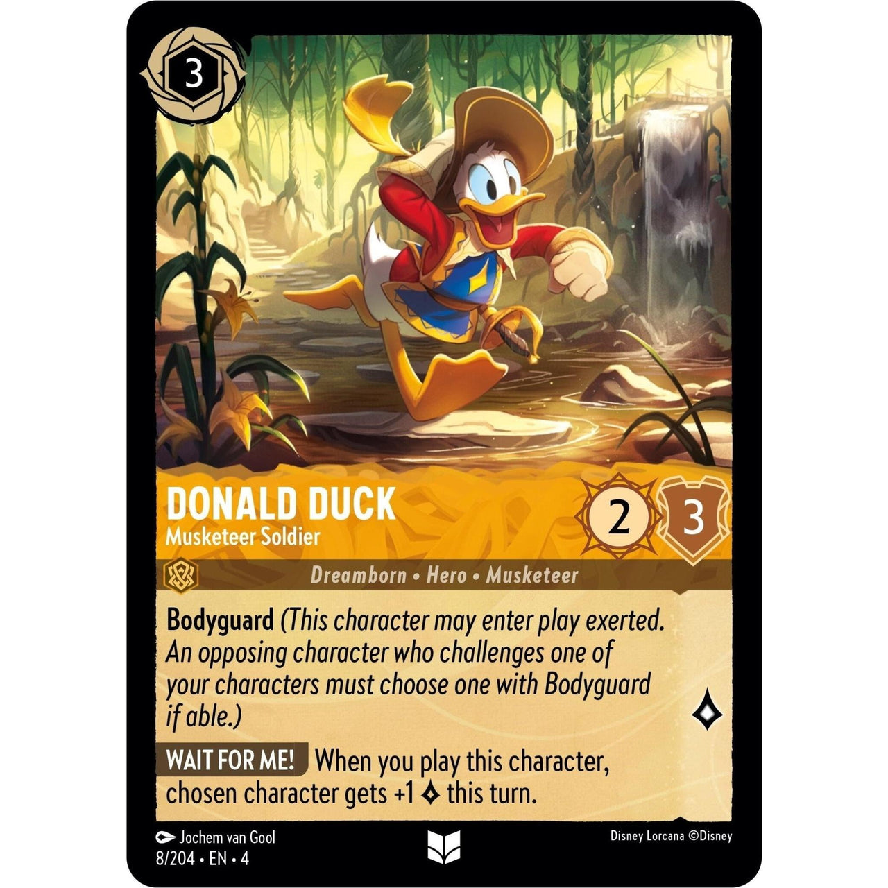 Ravensburger Donald Duck - Musketeer Soldier (8/204) (Ursula's Return) by LAB7 Malta, Europe