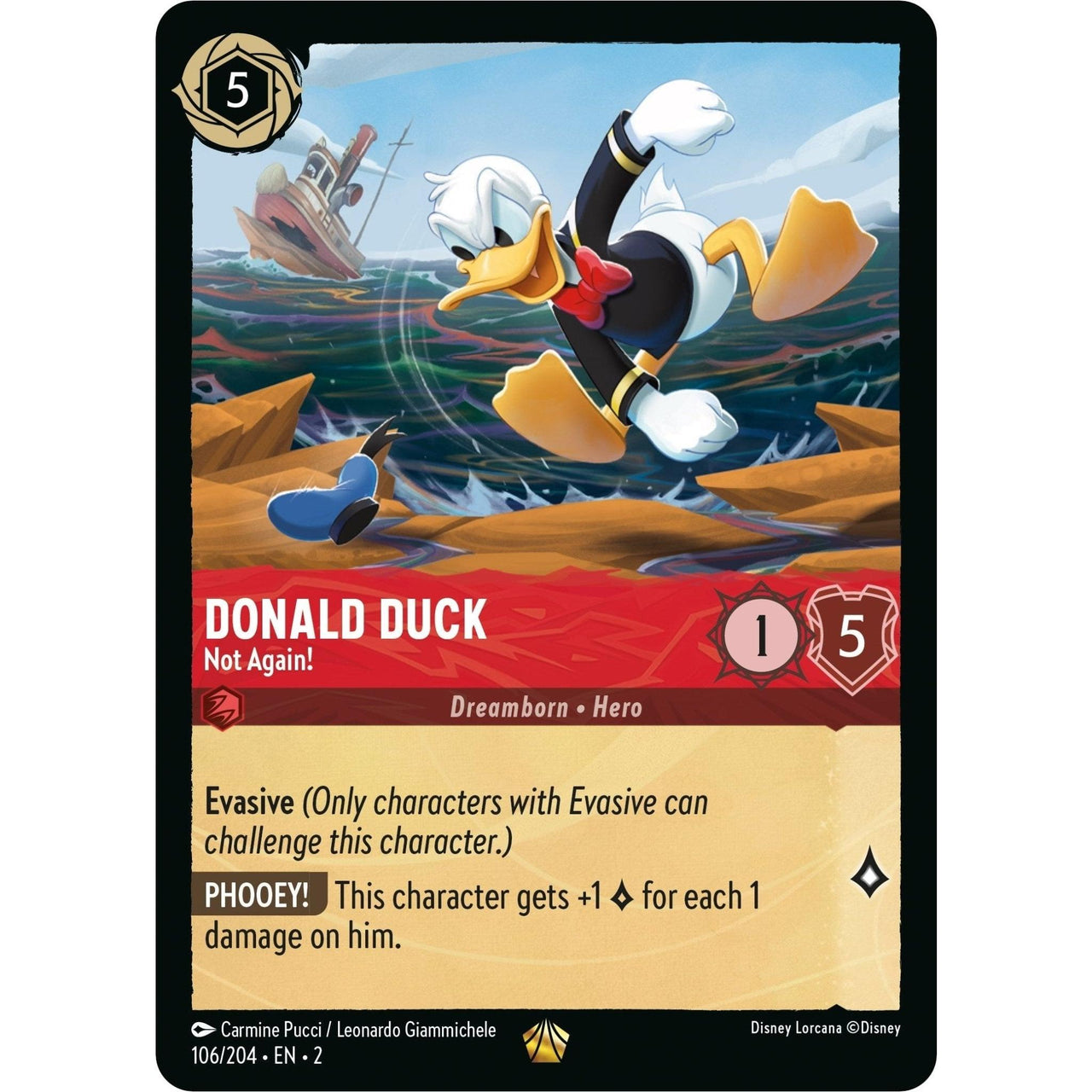 Ravensburger Donald Duck - Not Again! (106/204) (Rise of the Floodborn) by LAB7 Malta, Europe