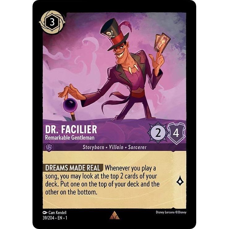 Ravensburger Dr. Facilier - Remarkable Gentleman (39/204) (The First Chapter) by LAB7 Malta, Europe