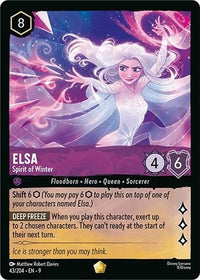 Ravensburger Elsa - Spirit of Winter (43/204) (Fabled) by LAB7 Malta, Europe