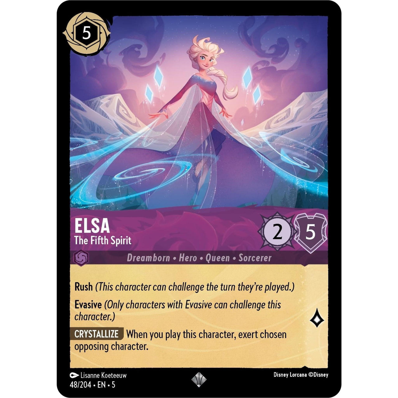 Ravensburger Elsa - The Fifth Spirit (48/204) (Shimmering Skies) by LAB7 Malta, Europe