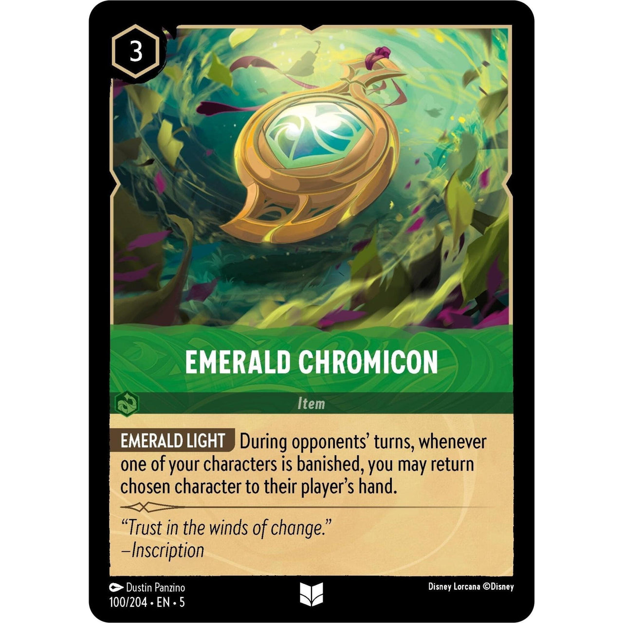 Ravensburger Emerald Chromicon (100/204) (Shimmering Skies) by LAB7 Malta, Europe