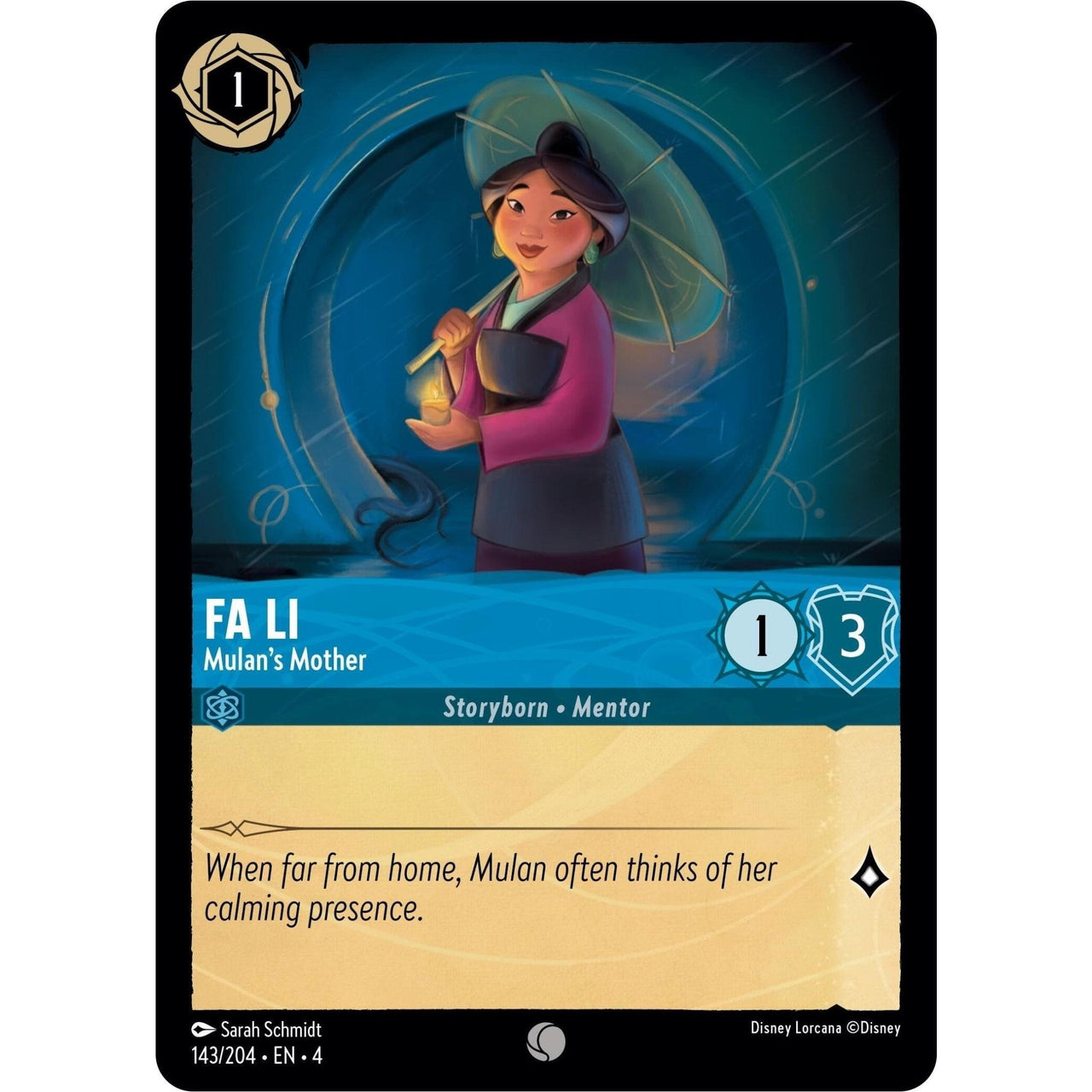 Ravensburger Fa Li - Mulan's Mother (143/204) (Ursula's Return) by LAB7 Malta, Europe
