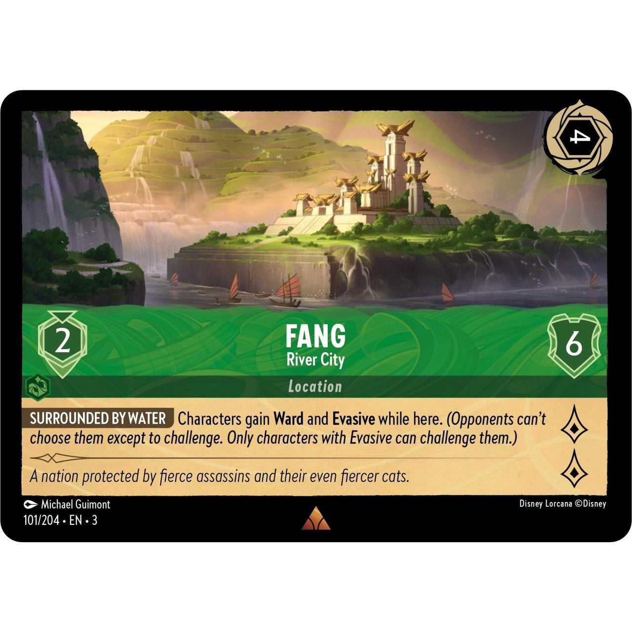 Ravensburger Fang - River City (101/204) (Into the Inklands) by LAB7 Malta, Europe