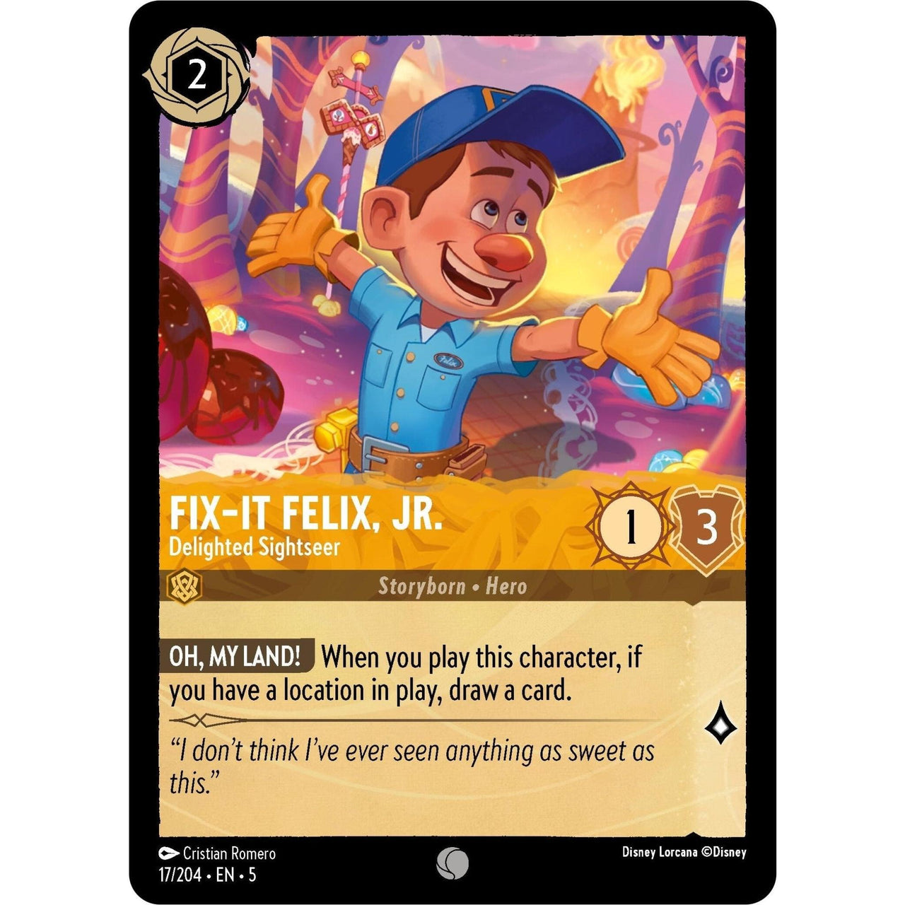 Ravensburger Fix - It Felix, Jr. - Delighted Sightseer (17/204) (Shimmering Skies) by LAB7 Malta, Europe