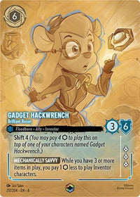 Ravensburger Gadget Hackwrench - Brilliant Bosun (Enchanted) (217/204) (Azurite Sea) by LAB7 Malta, Europe