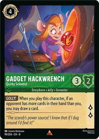 Ravensburger Gadget Hackwrench - Quirky Scientist (99/204) (Reign of Jafar) by LAB7 Malta, Europe