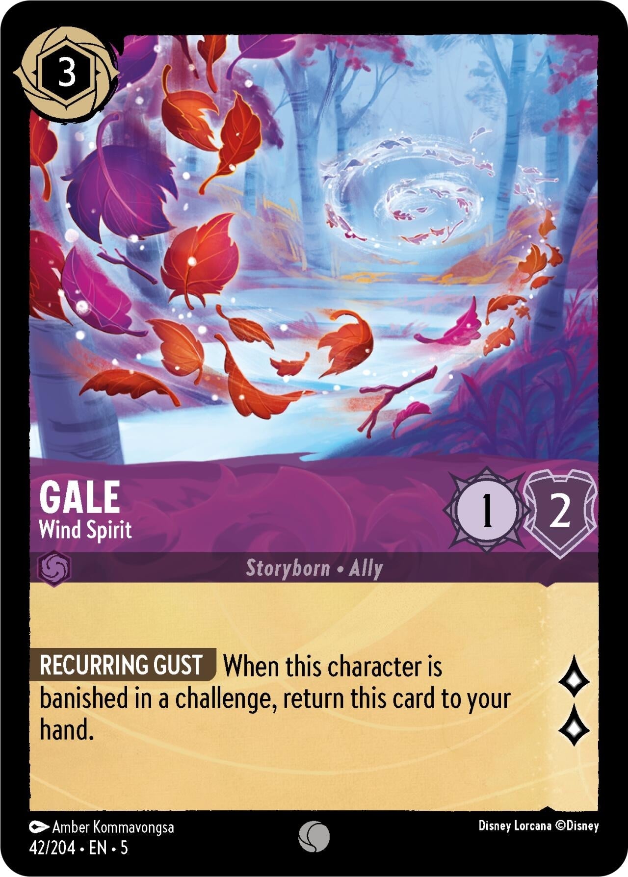 Ravensburger Gale - Wind Spirit (42/204) (Shimmering Skies) by LAB7 Malta, Europe