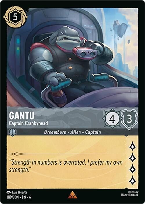 Ravensburger Gantu - Captain Crankyhead (189/204) (Azurite Sea) by LAB7 Malta, Europe