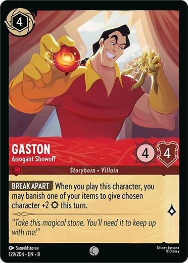 Ravensburger Gaston - Arrogant Showoff (129/204) (Reign of Jafar) by LAB7 Malta, Europe