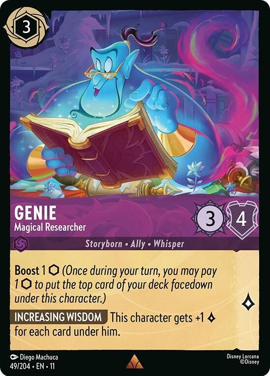 Disney Lorcana Genie - Magical Researcher (49/204) by LAB7 Malta, Europe