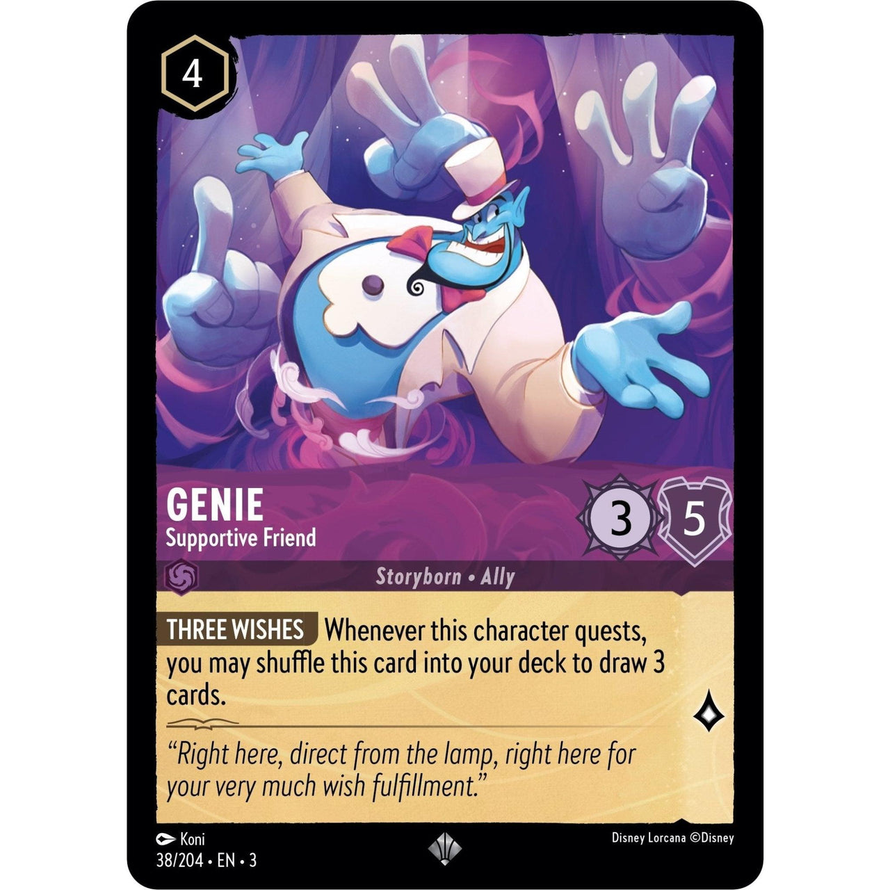 Ravensburger Genie - Supportive Friend (38/204) (Into the Inklands) by LAB7 Malta, Europe