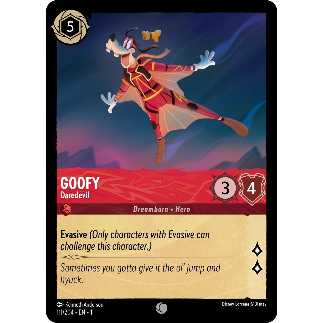 Ravensburger Goofy - Daredevil (111/204) (The First Chapter) by LAB7 Malta, Europe