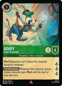 Ravensburger Goofy - Expert Shipwright (89/204) (Azurite Sea) by LAB7 Malta, Europe