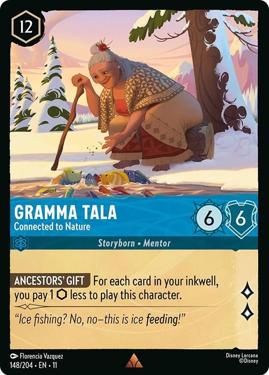 Disney Lorcana Gramma Tala - Connected to Nature (148/204) by LAB7 Malta, Europe