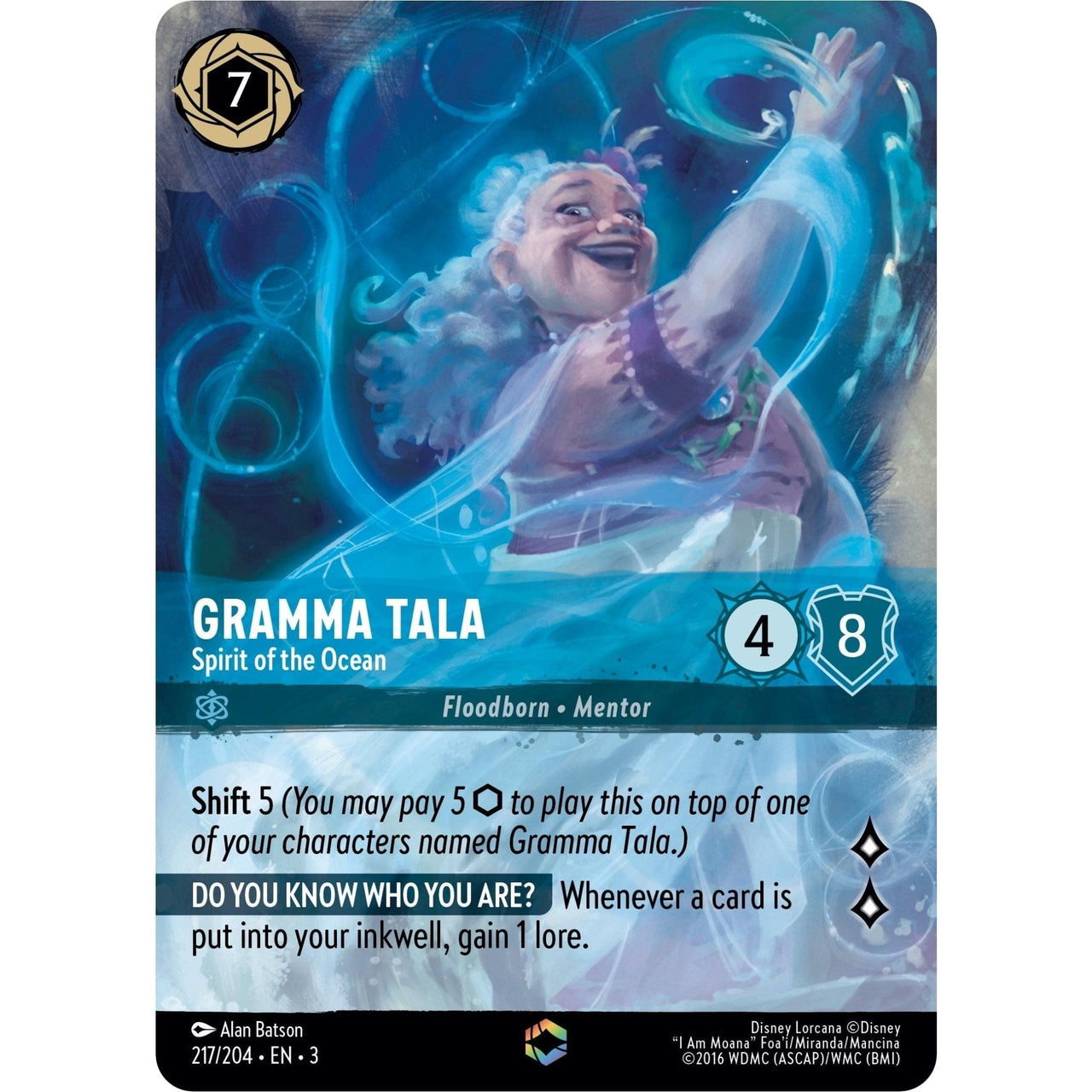 Ravensburger Gramma Tala - Spirit of the Ocean (Enchanted) (217/204) (Into the Inklands) by LAB7 Malta, Europe