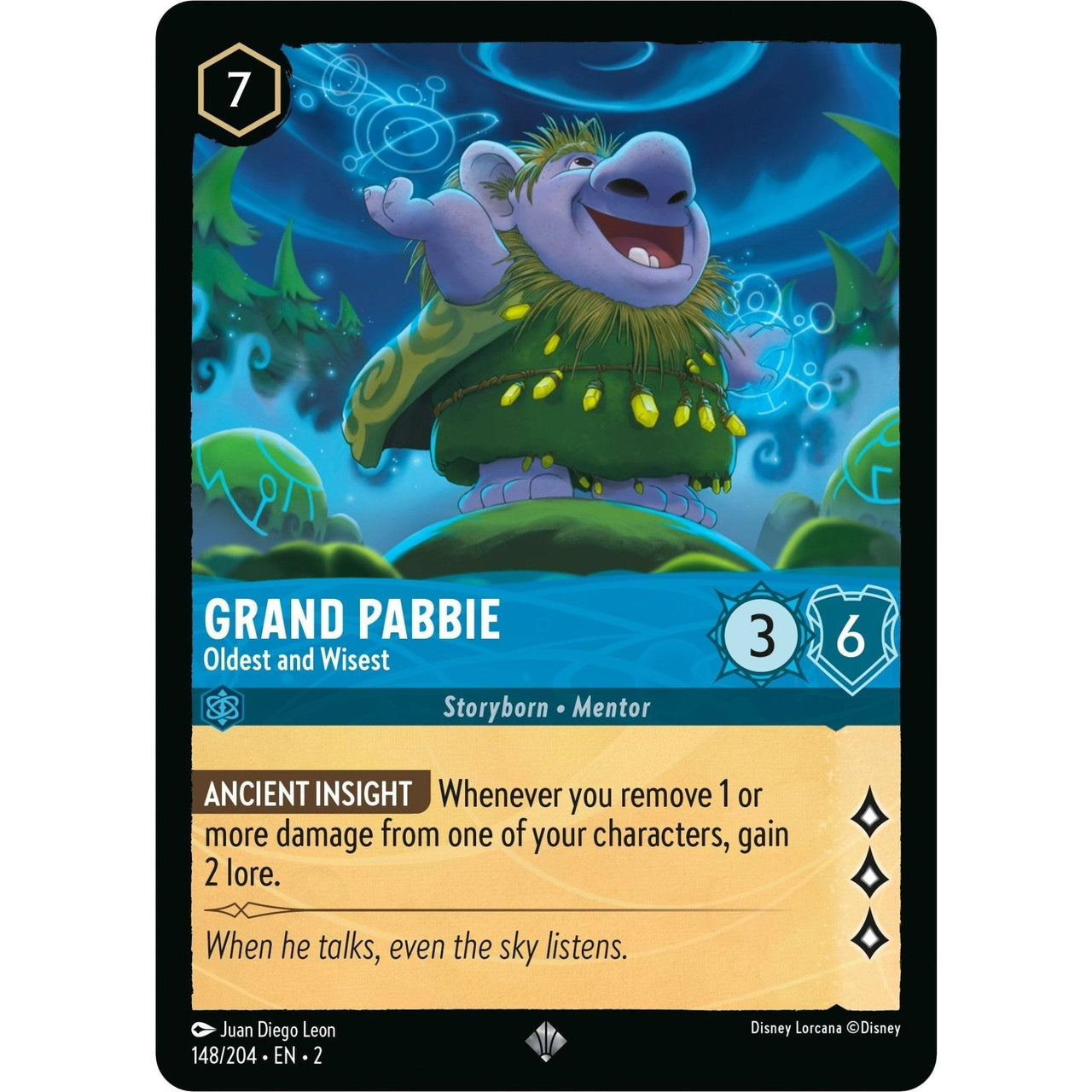 Ravensburger Grand Pabbie - Oldest and Wisest (148/204) (Rise of the Floodborn) by LAB7 Malta, Europe