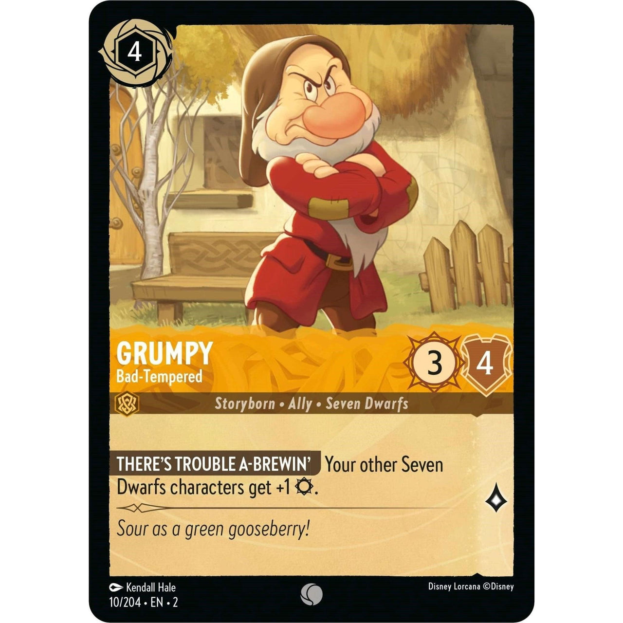 Ravensburger Grumpy - Bad - Tempered (10/204) (Rise of the Floodborn) by LAB7 Malta, Europe