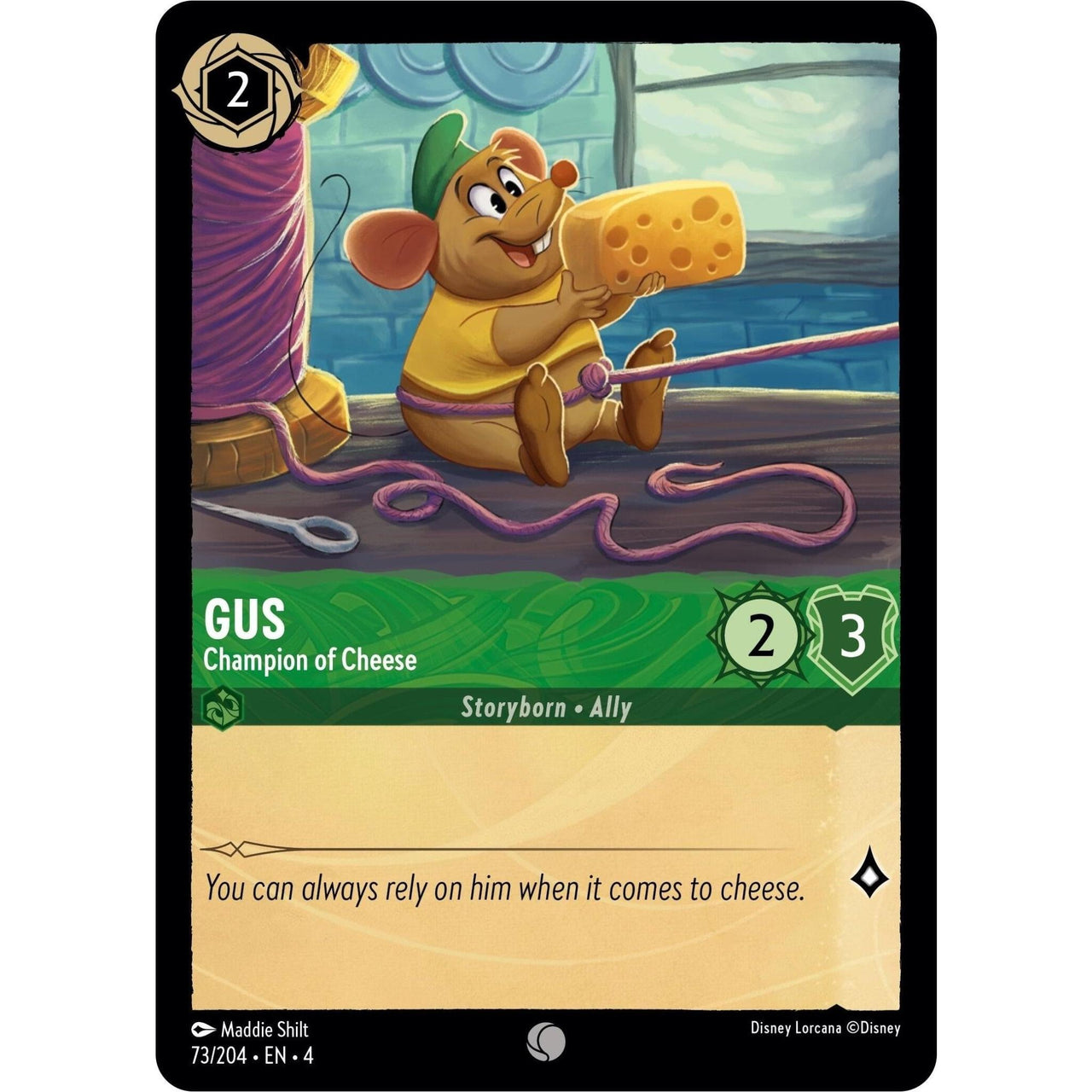 Ravensburger Gus - Champion of Cheese (73/204) (Ursula's Return) by LAB7 Malta, Europe