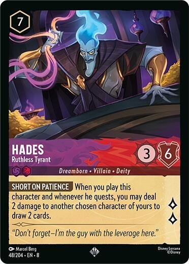 Ravensburger Hades - Ruthless Tyrant (48/204) (Reign of Jafar) by LAB7 Malta, Europe